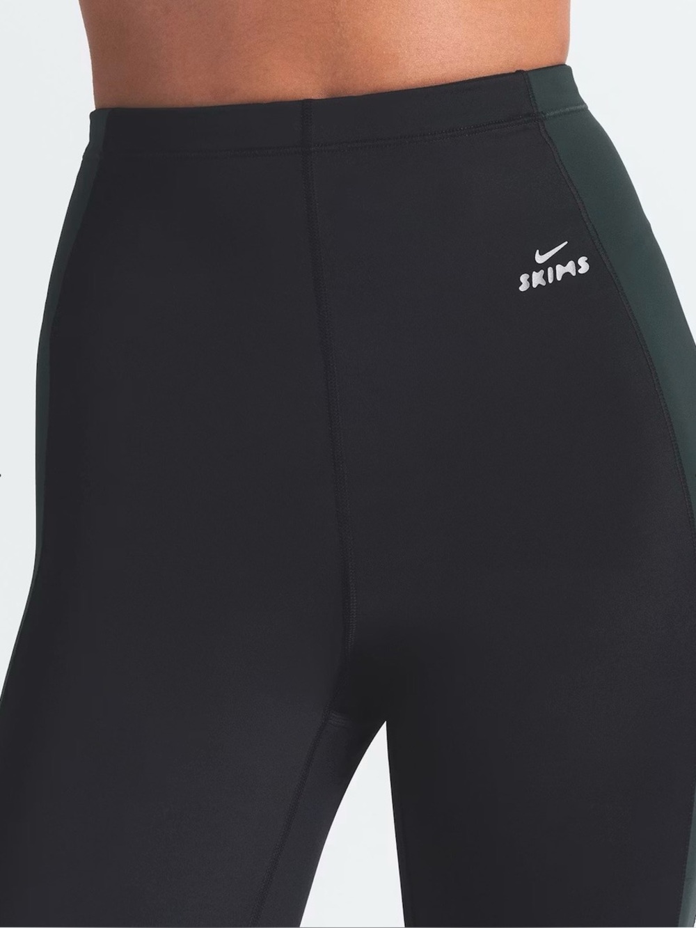 Skims Nike Nikeskims High-Waisted 26" Stirrup Leggings Drawcord colorblocked
